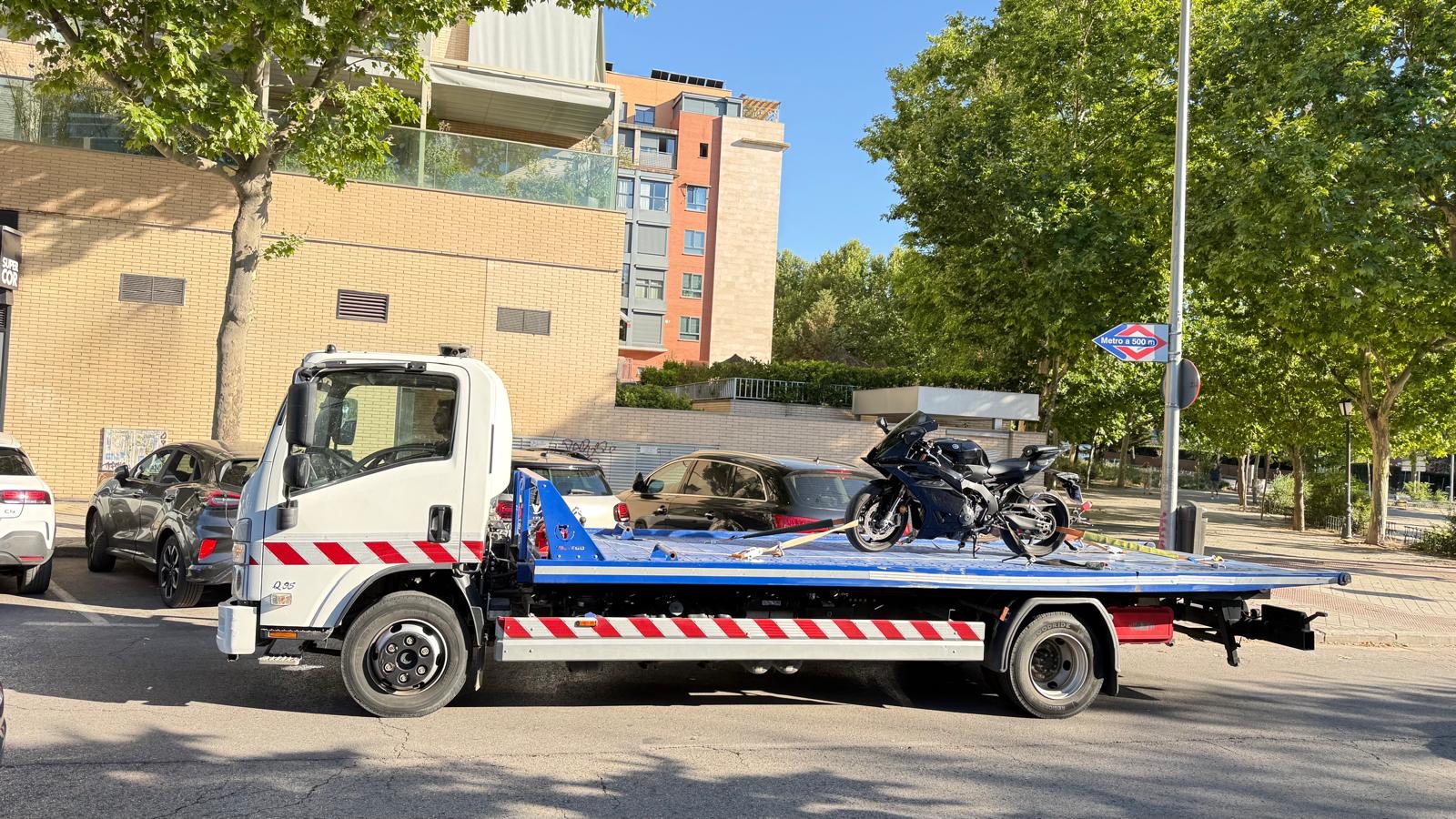 Servicio de transporte de motocicleta